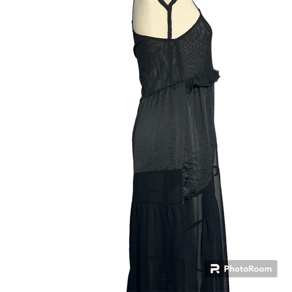 Zara Collection Maxi Patchwork Sheer Slip Dress - Picture 16 of 16